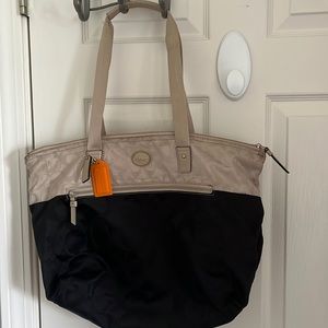 Coach travel tote